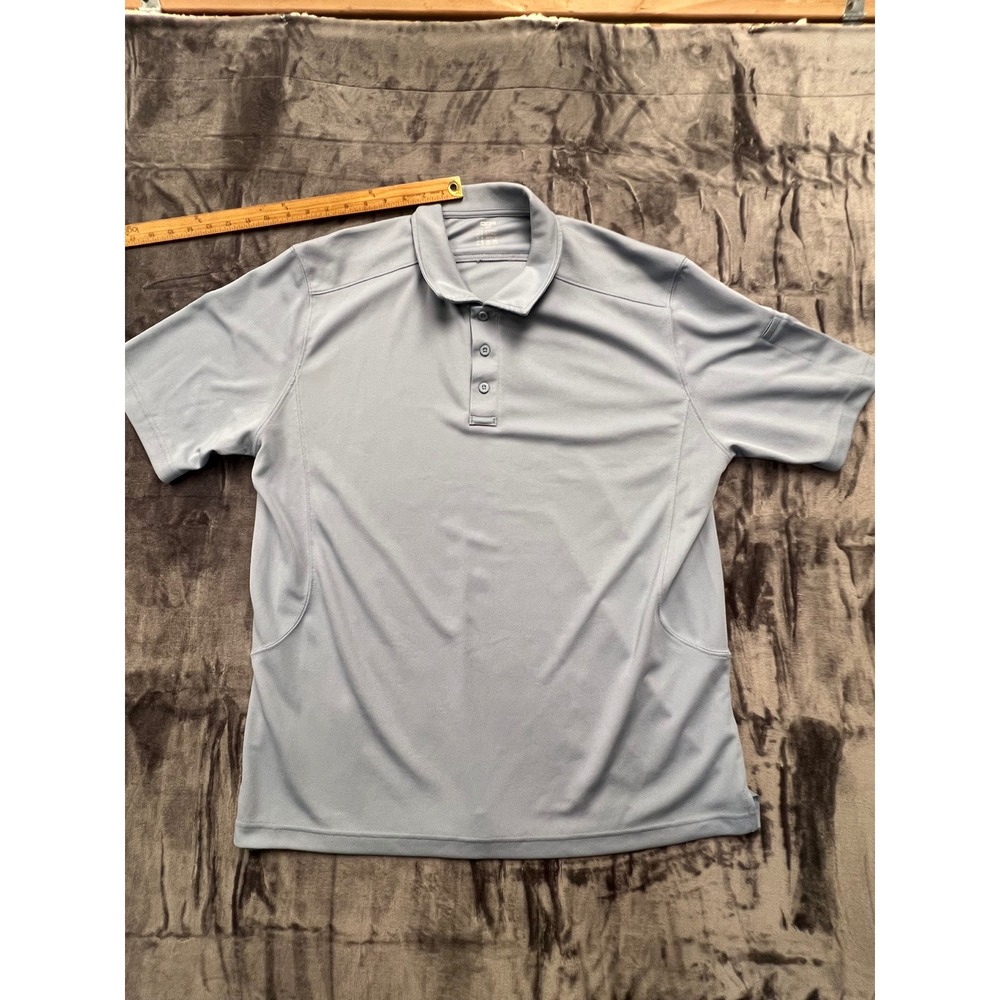 CQR Light Blue Performance Polo Shirt XL‎  Moisture-Wicking Breathable